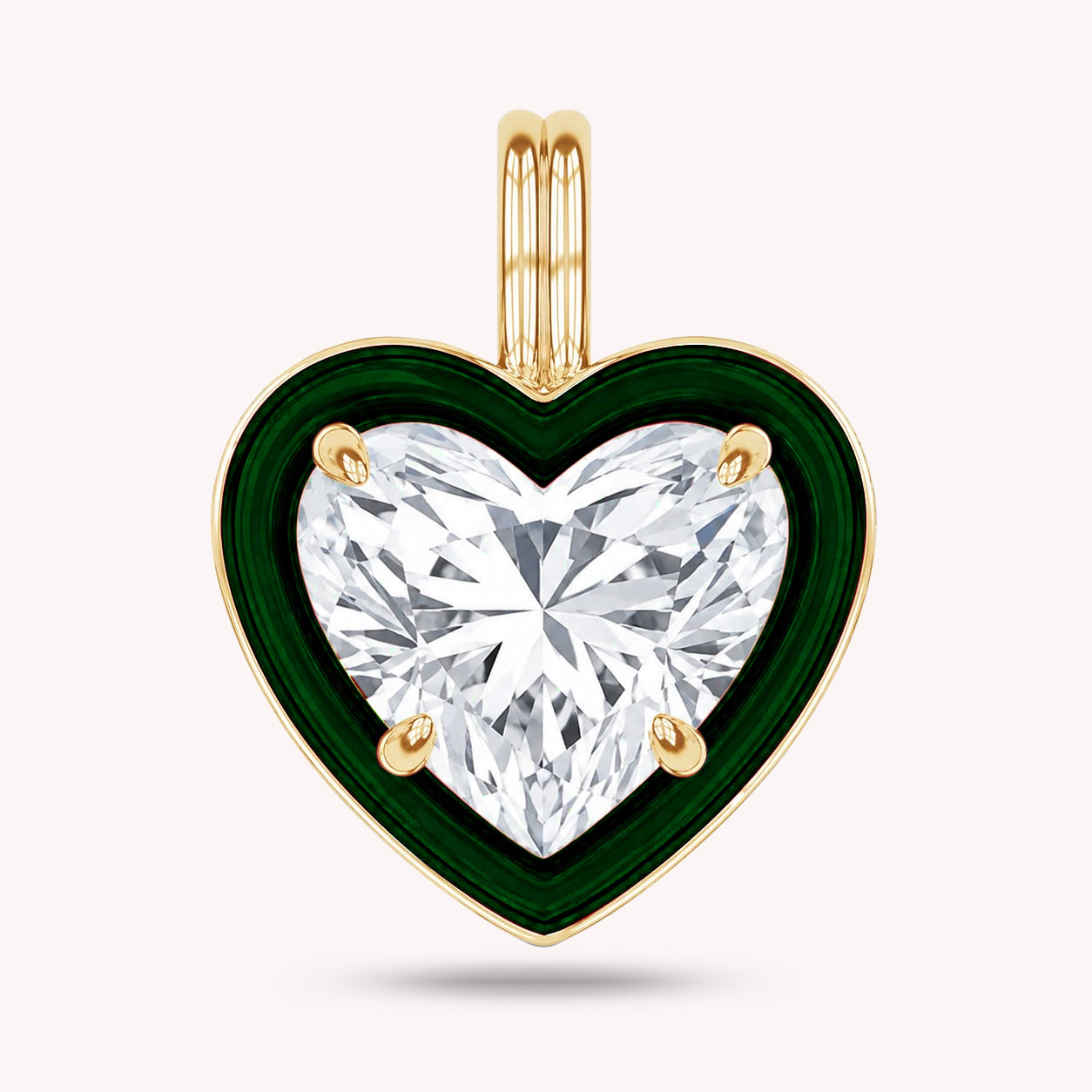Solitaire Pendant Multi Shape Lab Created Moissanite Diamond