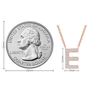 AFFY Moissanite Diamond Alphabet's Letter's Necklaces