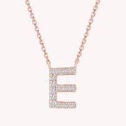 AFFY Moissanite Diamond Alphabet's Letter's Necklaces