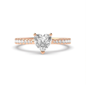 1 CT Solitaire Natural Diamond Engagement Ring
