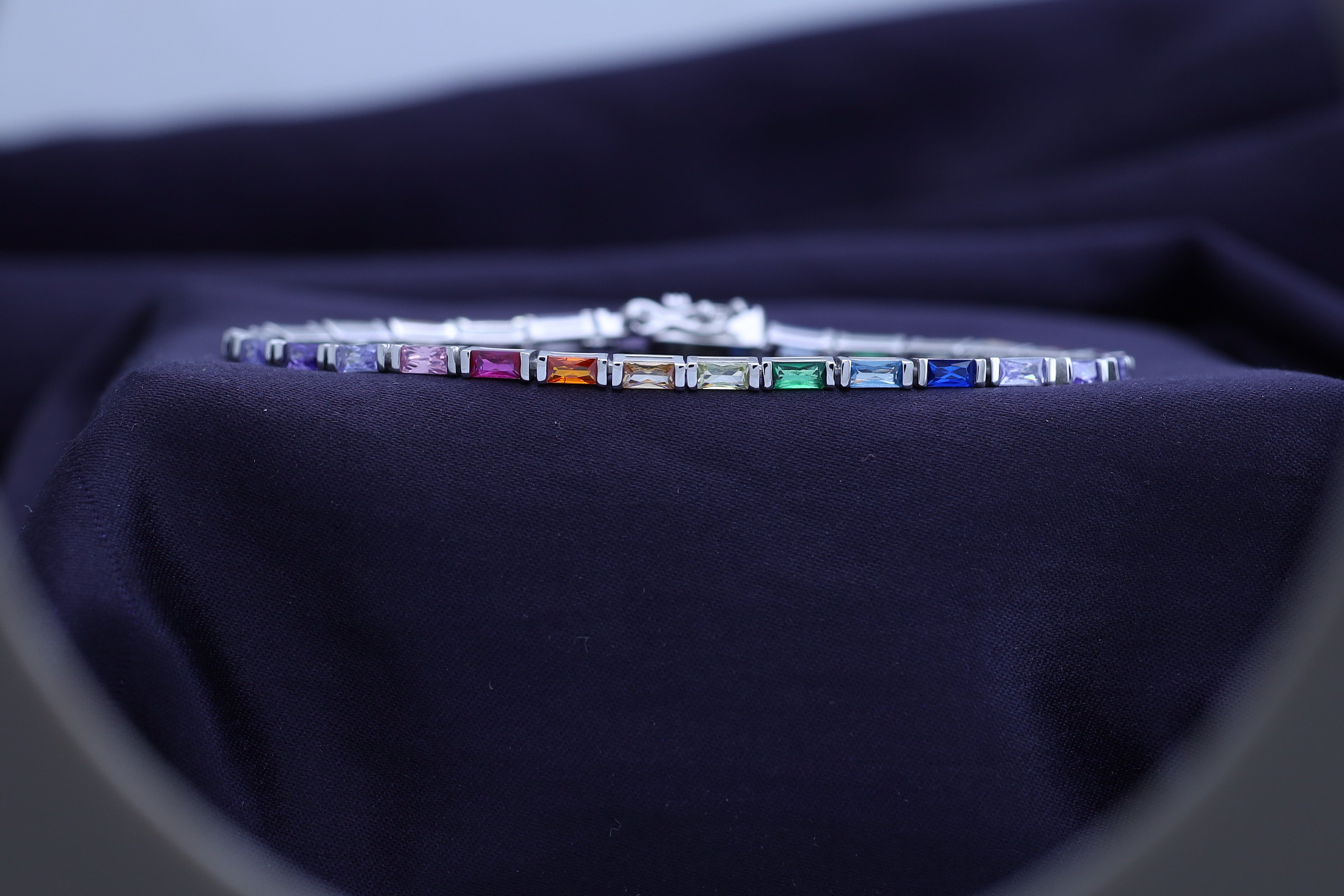 Colourful Bar Setting Rainbow Baguette