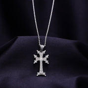 Khachkar Armenian Cross Pendant Necklace for Women & Men