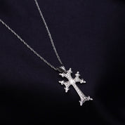 Khachkar Armenian Cross Pendant Necklace for Women & Men