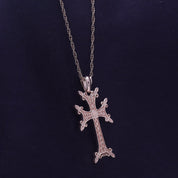 Khachkar Armenian Cross Pendant Necklace for Women & Men