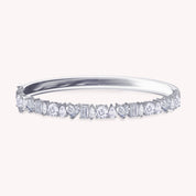 Multi Shape Lab Grown Diamond Bangle Bracelet