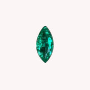 0.90 Carat Marquise Shape Emerald Zambian Lab Grown Loose Gemstone