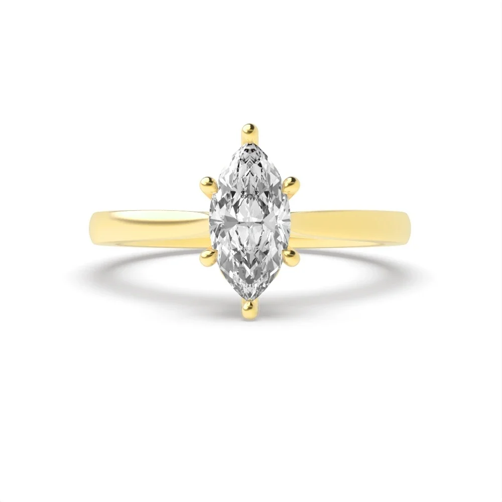1 CT Classic Solitaire Lab Grown Diamond Engagement Ring