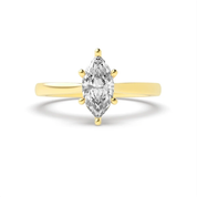 1 CT Classic Solitaire Lab Grown Diamond Engagement Ring