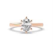 1 CT Classic Solitaire Lab Grown Diamond Engagement Ring