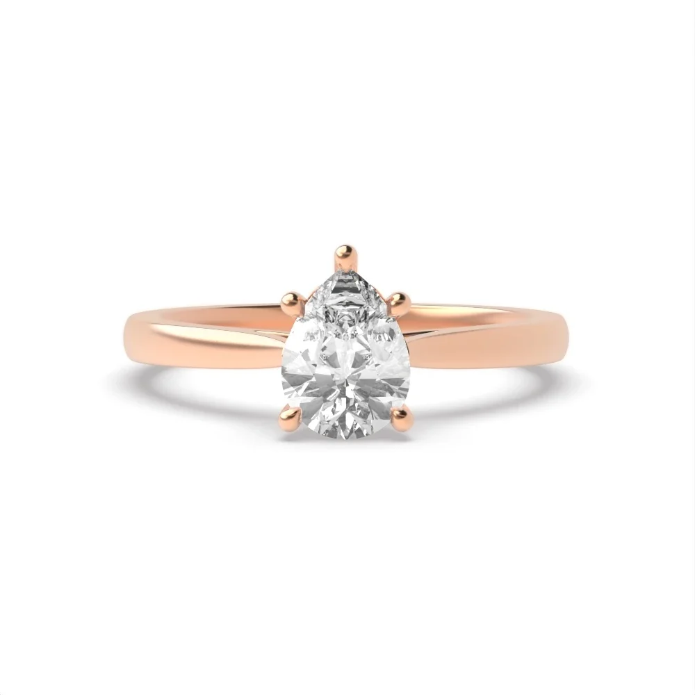 1 CT Classic Solitaire Lab Grown Diamond Engagement Ring