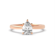 1 CT Classic Solitaire Lab Grown Diamond Engagement Ring