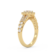 IGI Certified Lab Diamond Teardrop Solitaire Ring