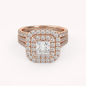 Heirloom IGI Certified Diamond Bridal Set