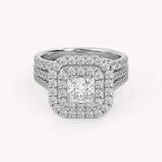 Heirloom IGI Certified Diamond Bridal Set