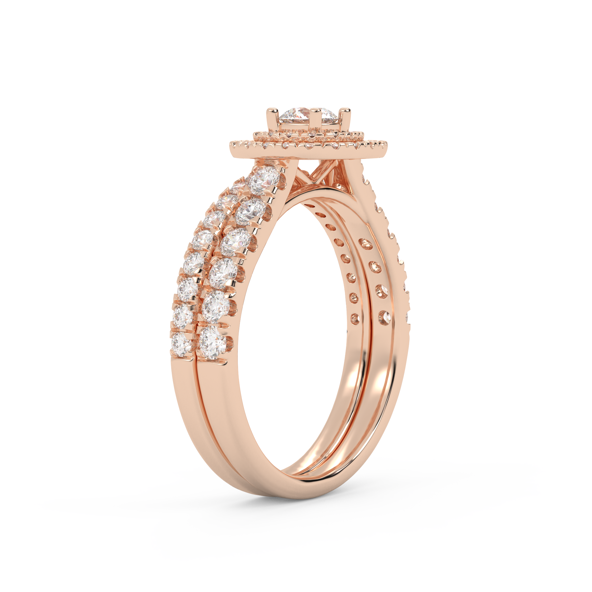 IGI Certified Bridal Set Diamond Ring