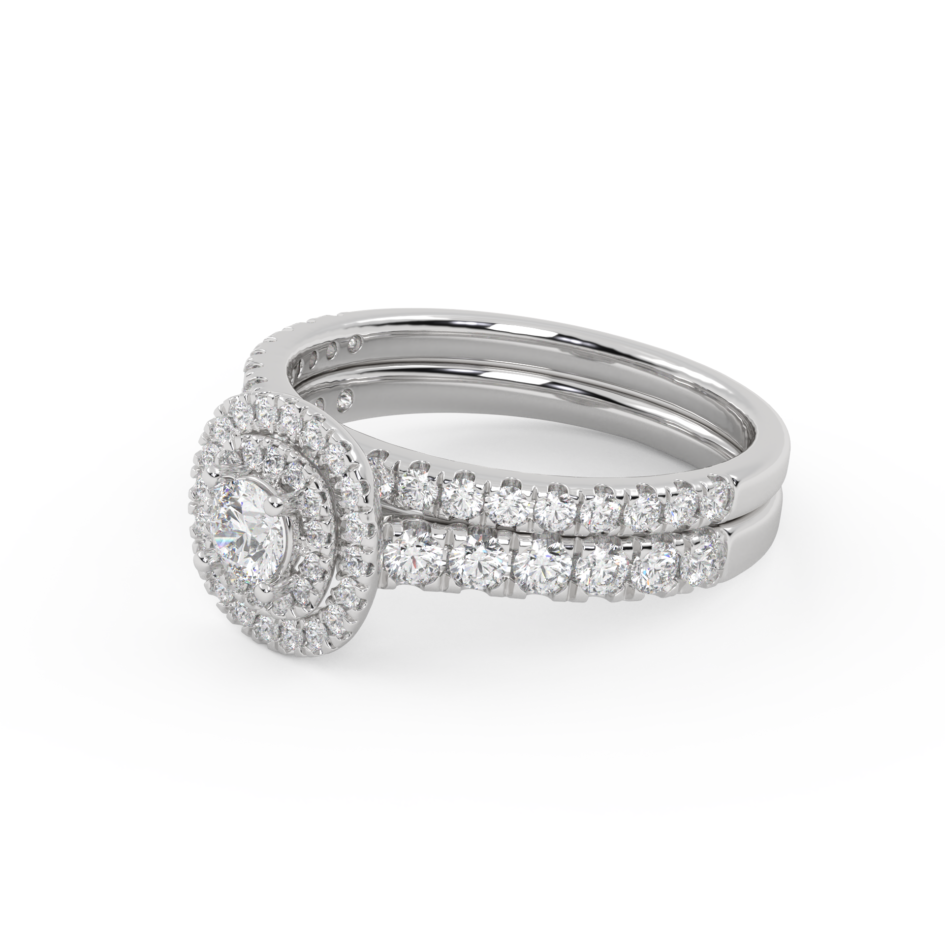 IGI Certified Bridal Set Diamond Ring