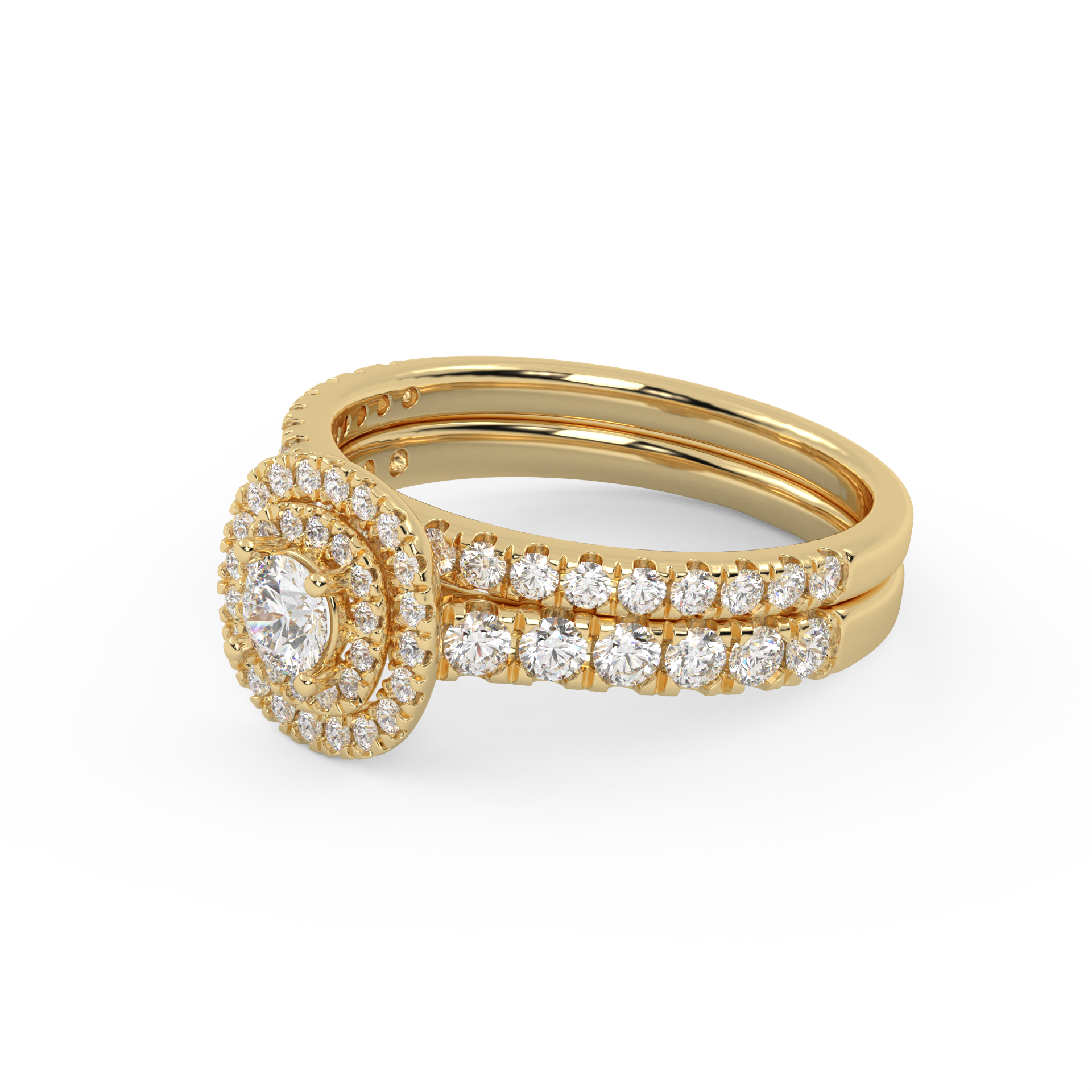 IGI Certified Bridal Set Diamond Ring
