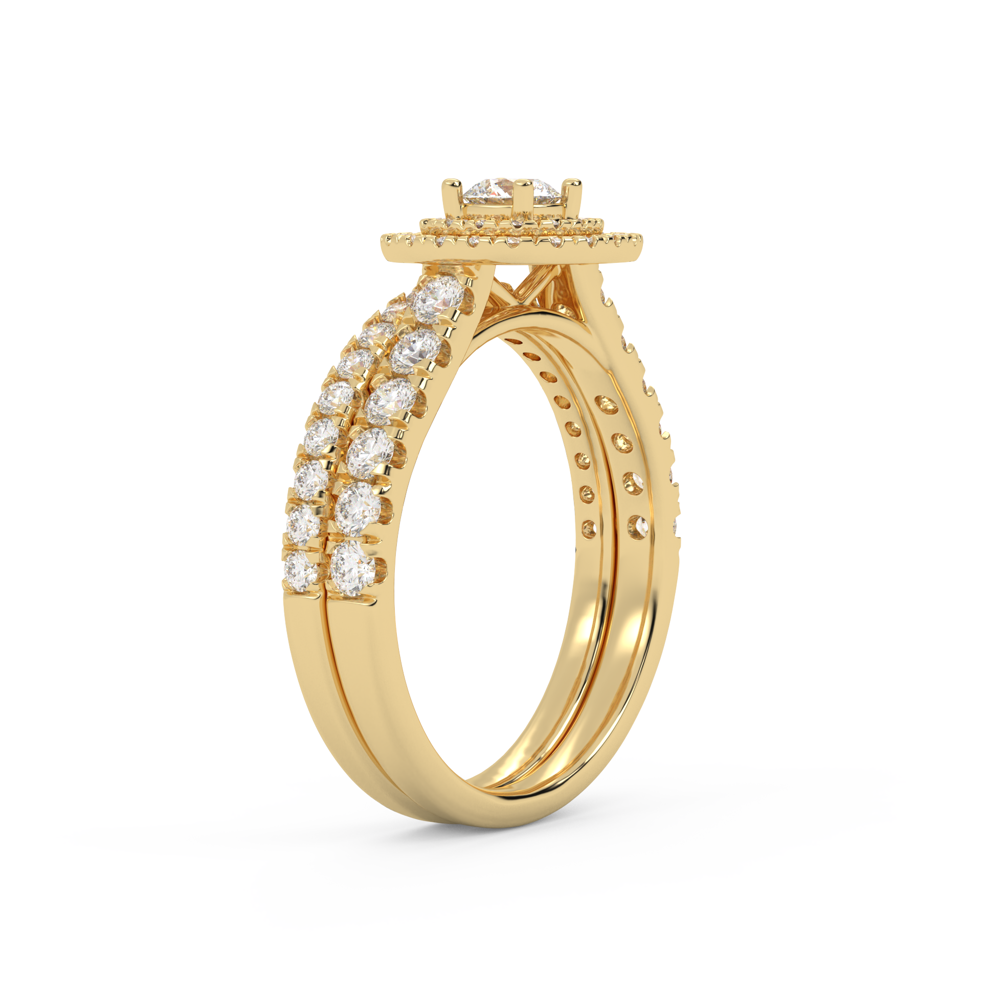 IGI Certified Bridal Set Diamond Ring