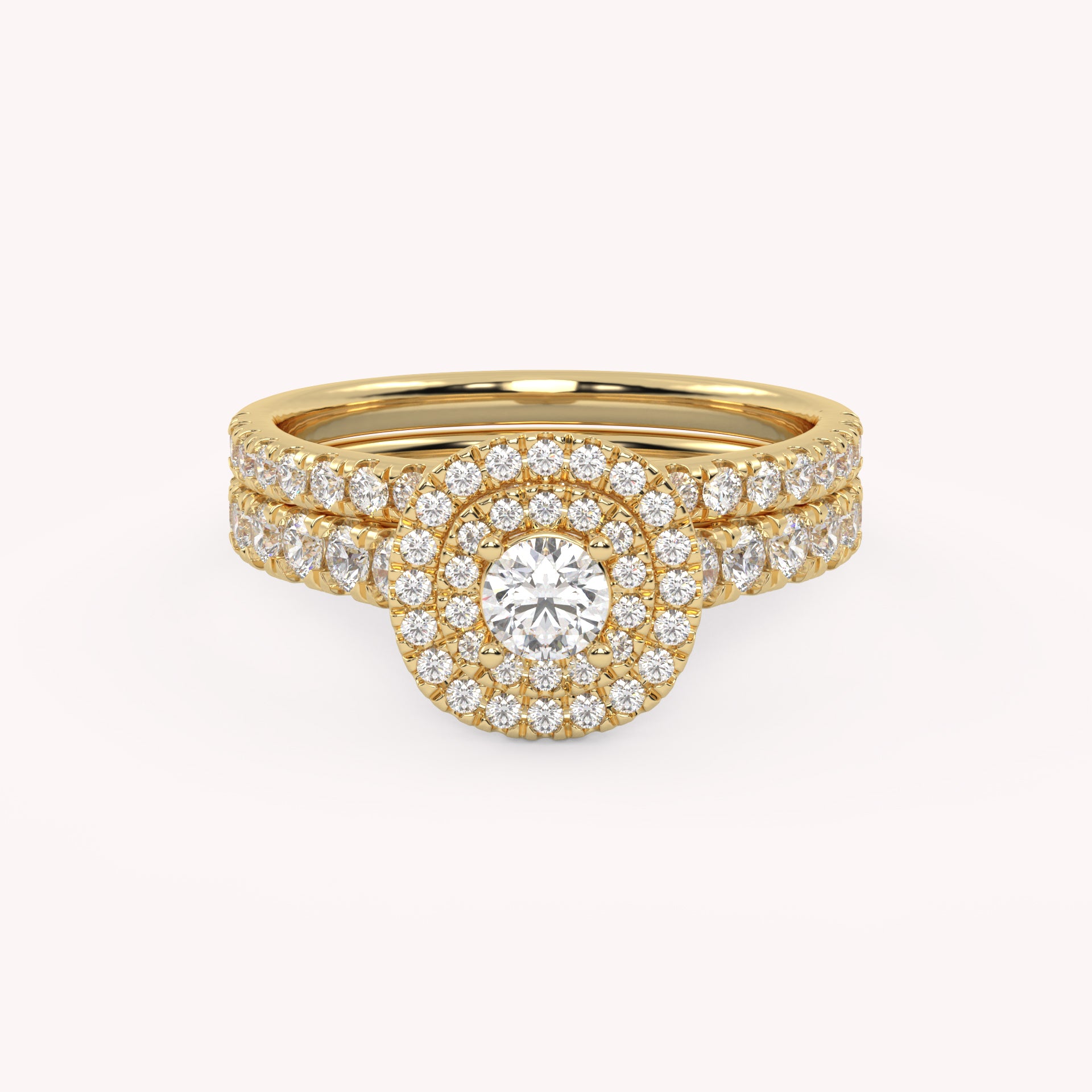 IGI Certified Bridal Set Diamond Ring