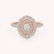 IGI Certified Cluster Diamond Ring