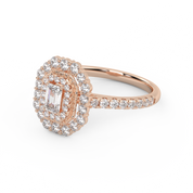 IGI Certified Double Halo Ring