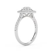 IGI Certified Round Lab Diamond Ring