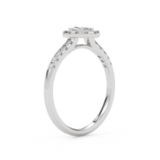 Oval & Round 0.60 Carat Lab Diamond Ring – IGI Certified