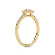 Oval & Round 0.60 Carat Lab Diamond Ring – IGI Certified