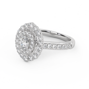 Oval & Round 1.05 Carat Lab Diamond Ring – IGI Certified