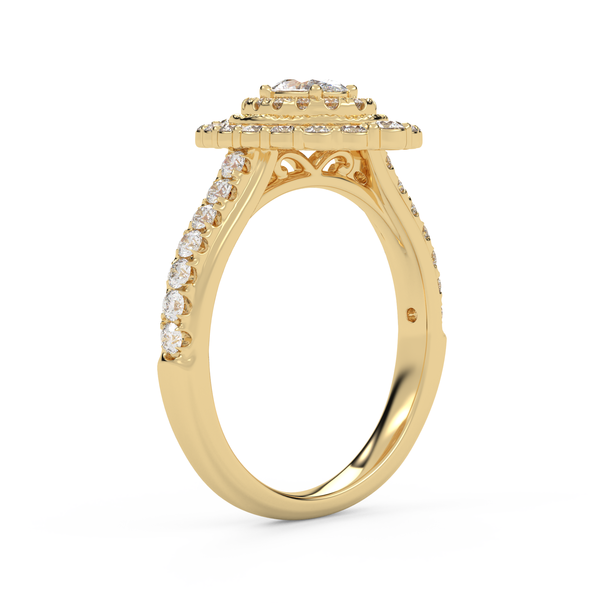 Oval & Round 1.05 Carat Lab Diamond Ring – IGI Certified