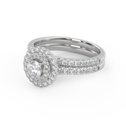 Round Diamond IGI Bridal Set Ring