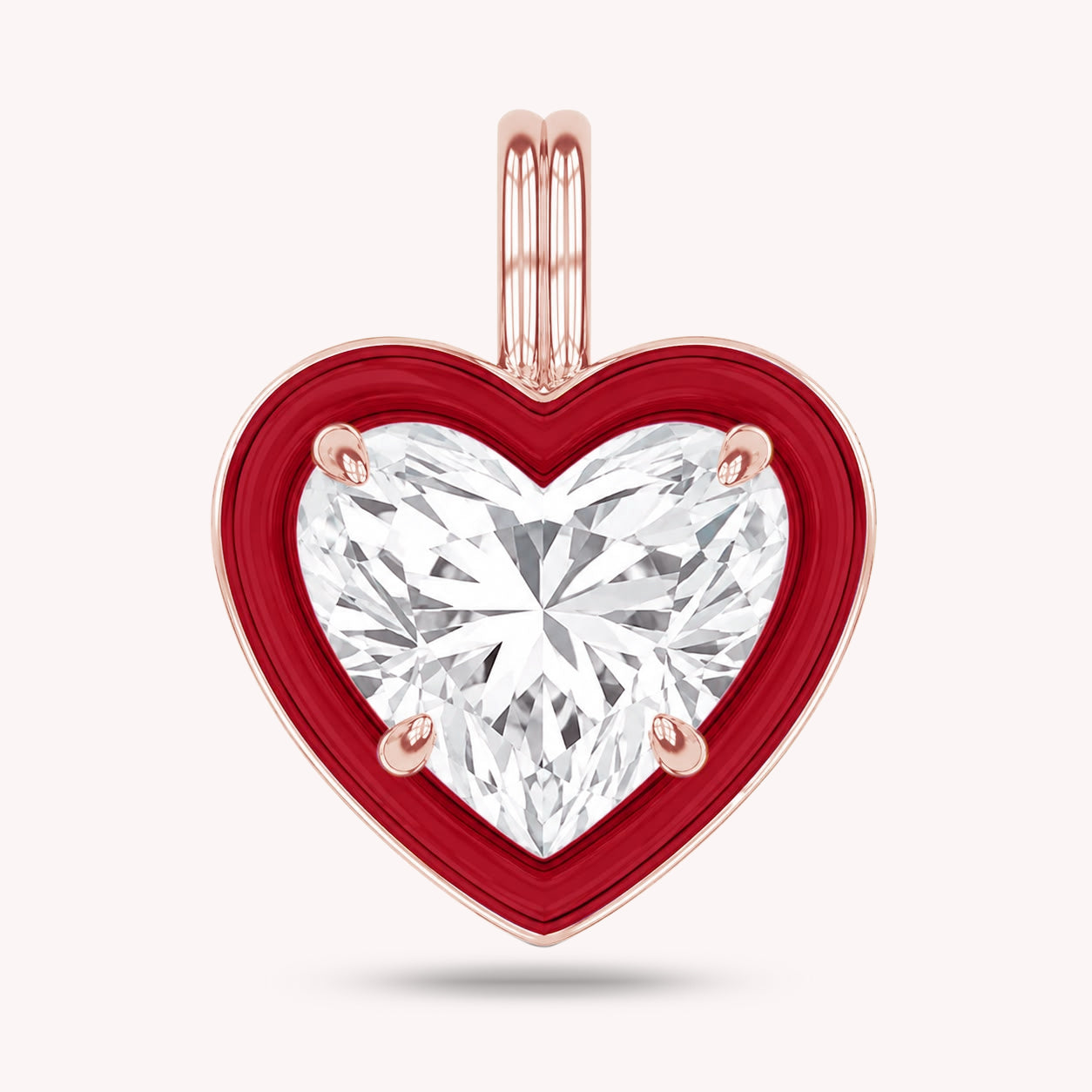 Solitaire Pendant Multi Shape Lab Created Moissanite Diamond