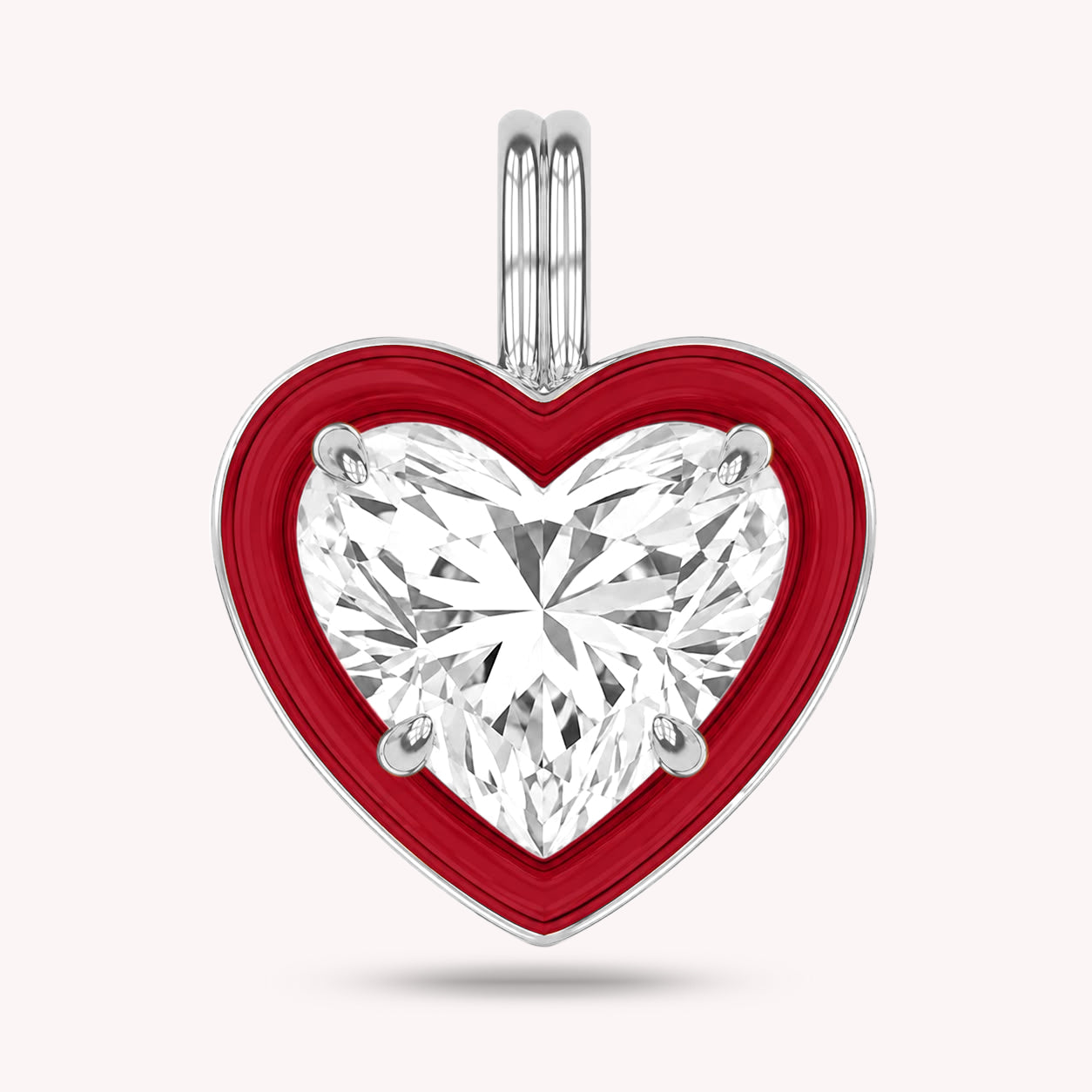Solitaire Pendant Multi Shape Lab Created Moissanite Diamond