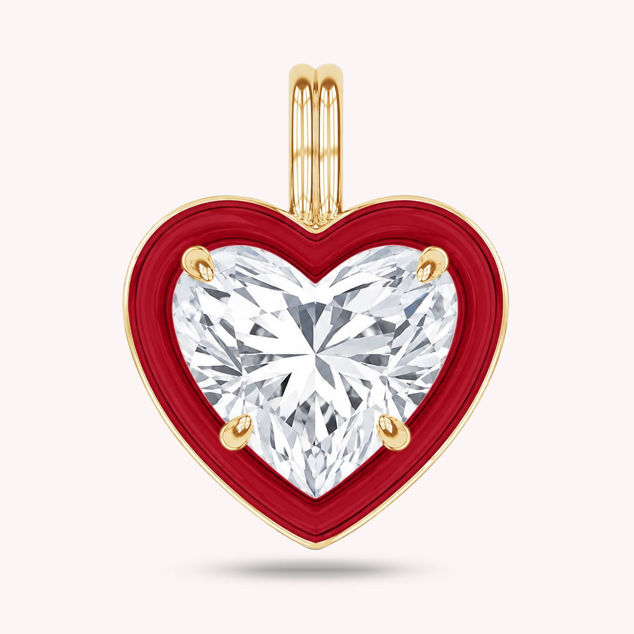 Solitaire Pendant Multi Shape Lab Created Moissanite Diamond