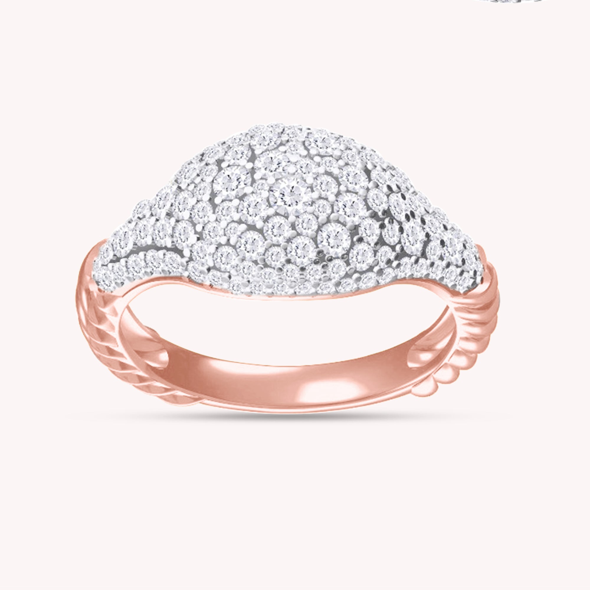 Affair Diamond Signet Ring