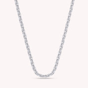 Twisted Braided 18 Inch Rope Chain with Spring-Ring Clasp