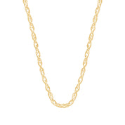 Twisted Braided 18 Inch Rope Chain with Spring-Ring Clasp