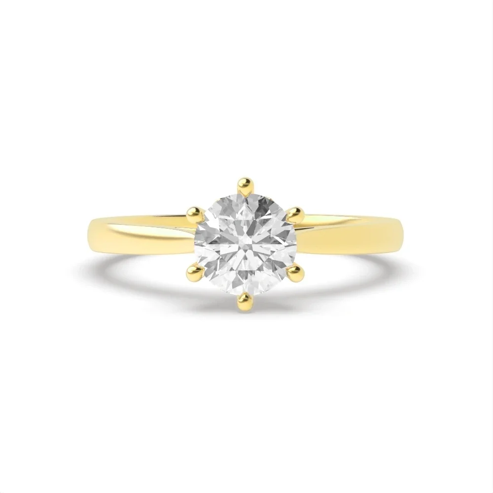 1 CT Classic Solitaire Lab Grown Diamond Engagement Ring