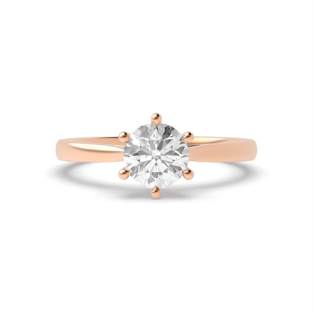 1 CT Classic Solitaire Lab Grown Diamond Engagement Ring