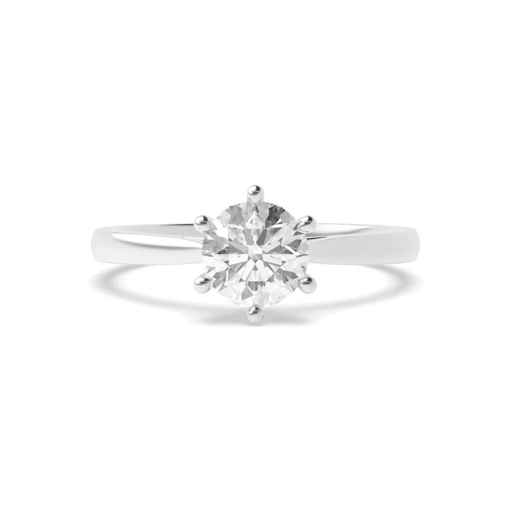 1 CT Classic Solitaire Lab Grown Diamond Engagement Ring