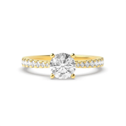 1 CT Solitaire Natural Diamond Engagement Ring