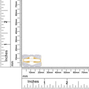 Round Cut White Cubic Zirconia Double Infinity Wedding Ring Guard Enhancer in 925 Sterling Silver