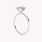 Lucas Petite Lab Grown Diamond Solitaire Engagement Ring