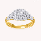 Affair Diamond Signet Ring