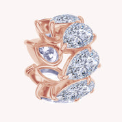 Eternity Circle Pendant Lab Created Moissanite