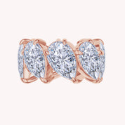 Eternity Circle Pendant Lab Created Moissanite