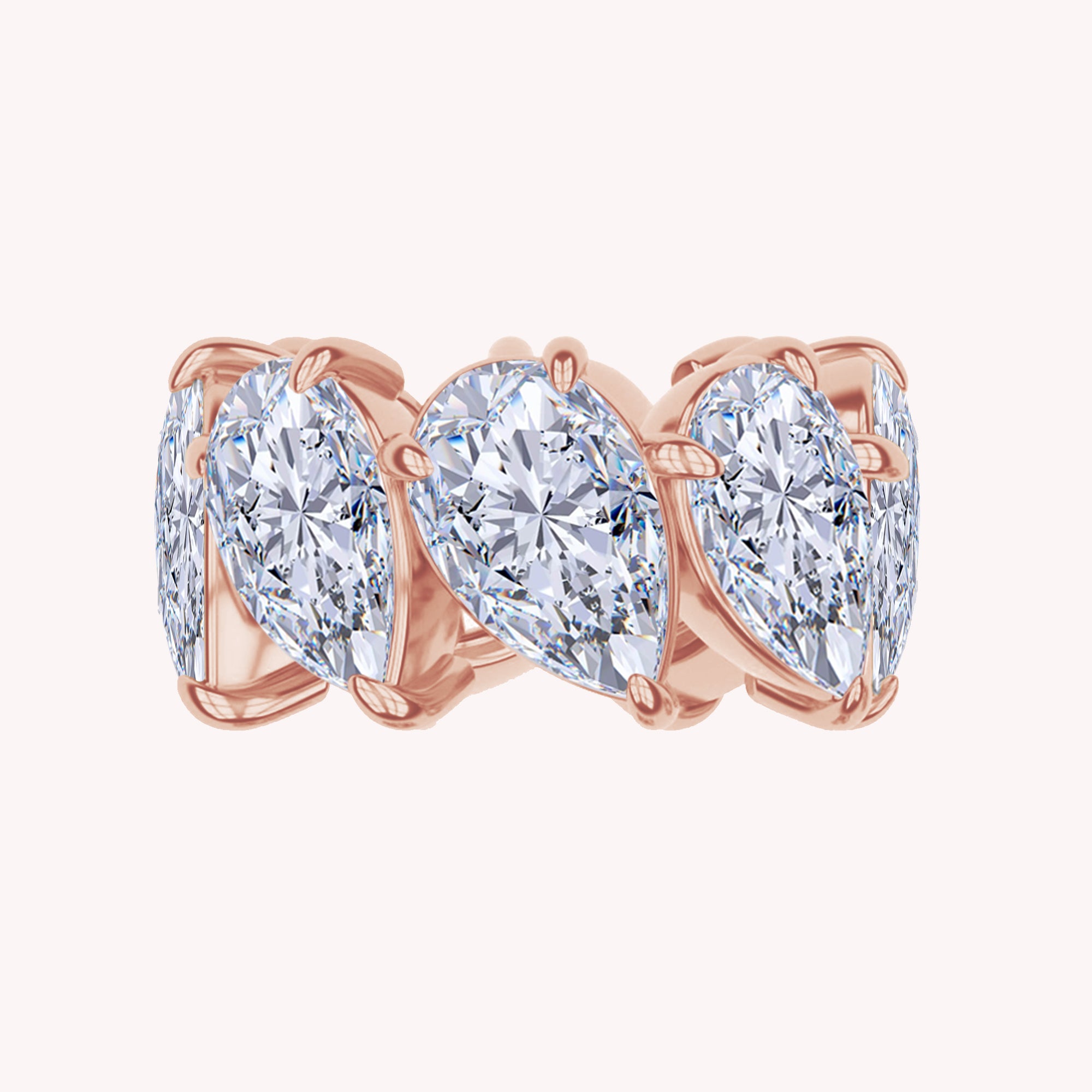 Eternity Circle Pendant Lab Created Moissanite