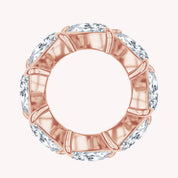 Eternity Circle Pendant Lab Created Moissanite