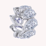 Eternity Circle Pendant Lab Created Moissanite