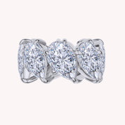 Eternity Circle Pendant Lab Created Moissanite